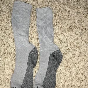 Tall Gray Socks